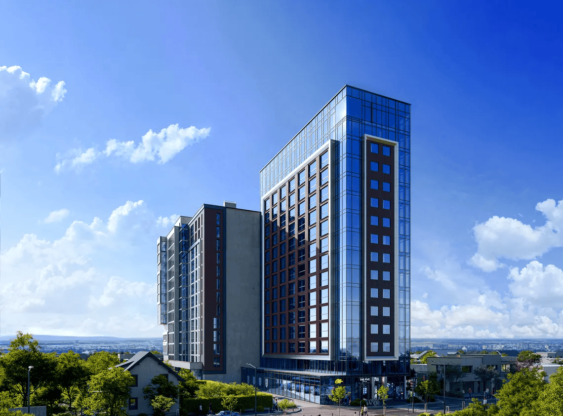The Five Hotel — готель, візуалізація проєкту