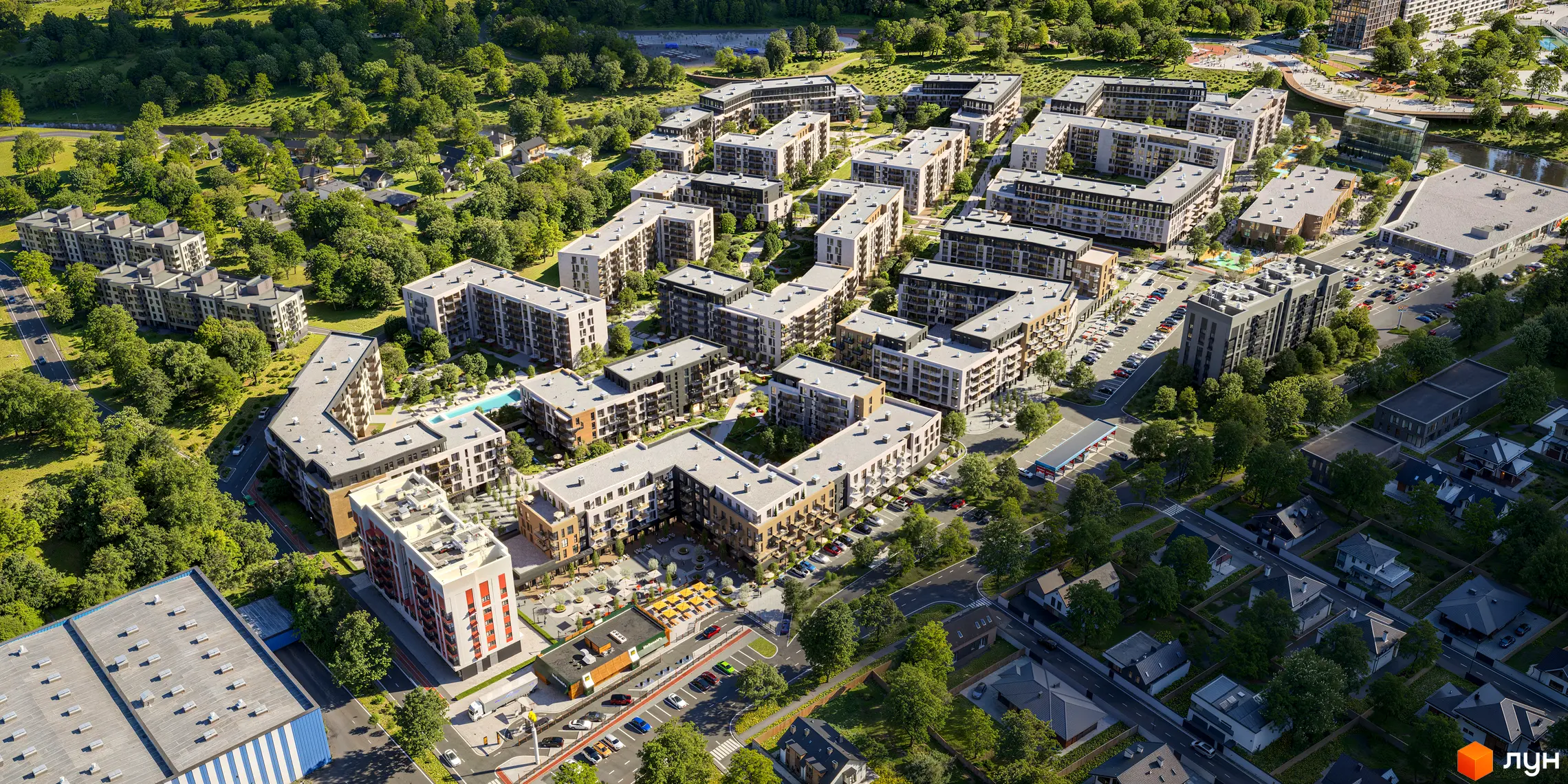 Central Park — житловий комплекс, візуалізація проєкту