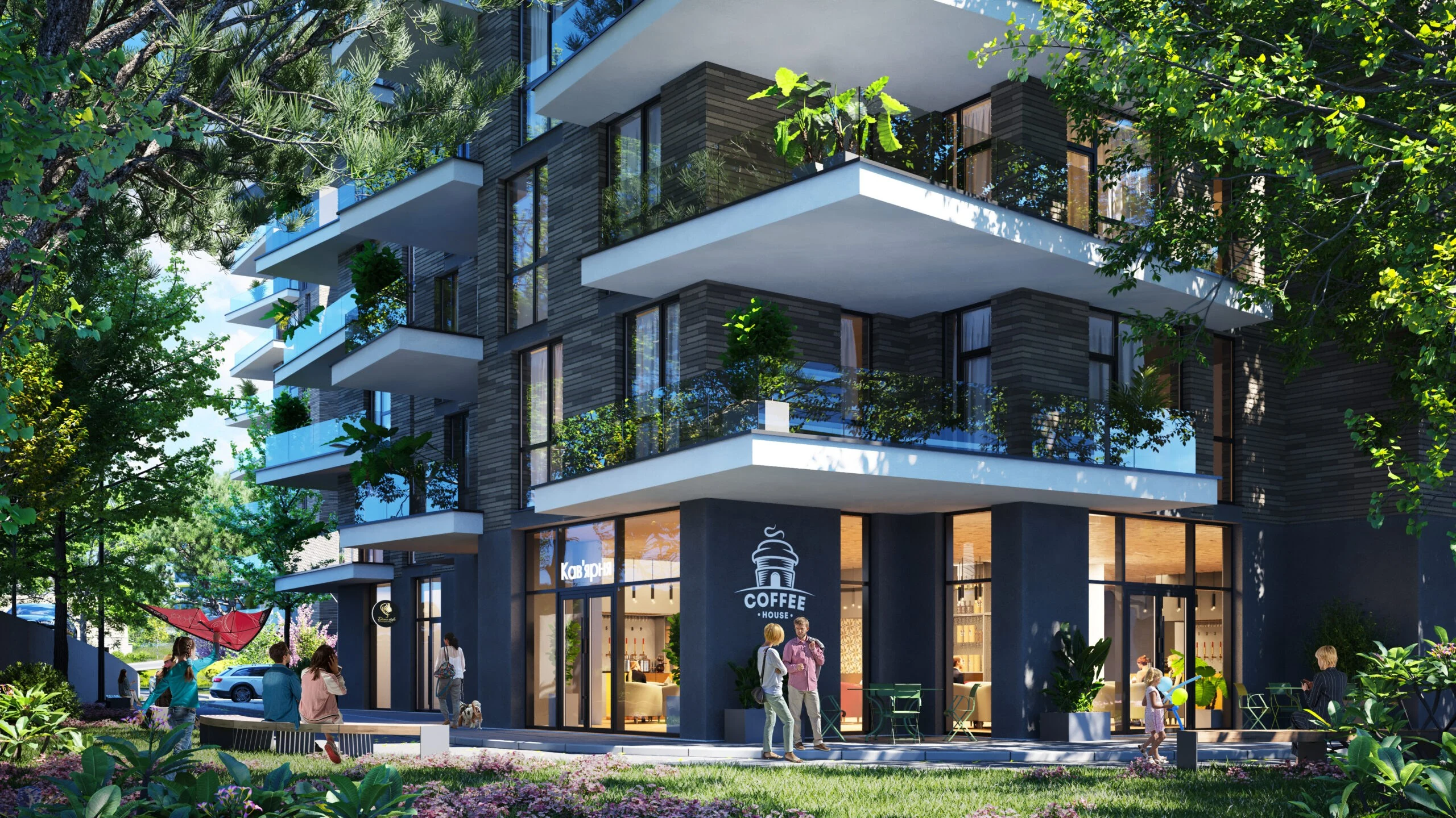 Artynov Hall – residential complex, view 2