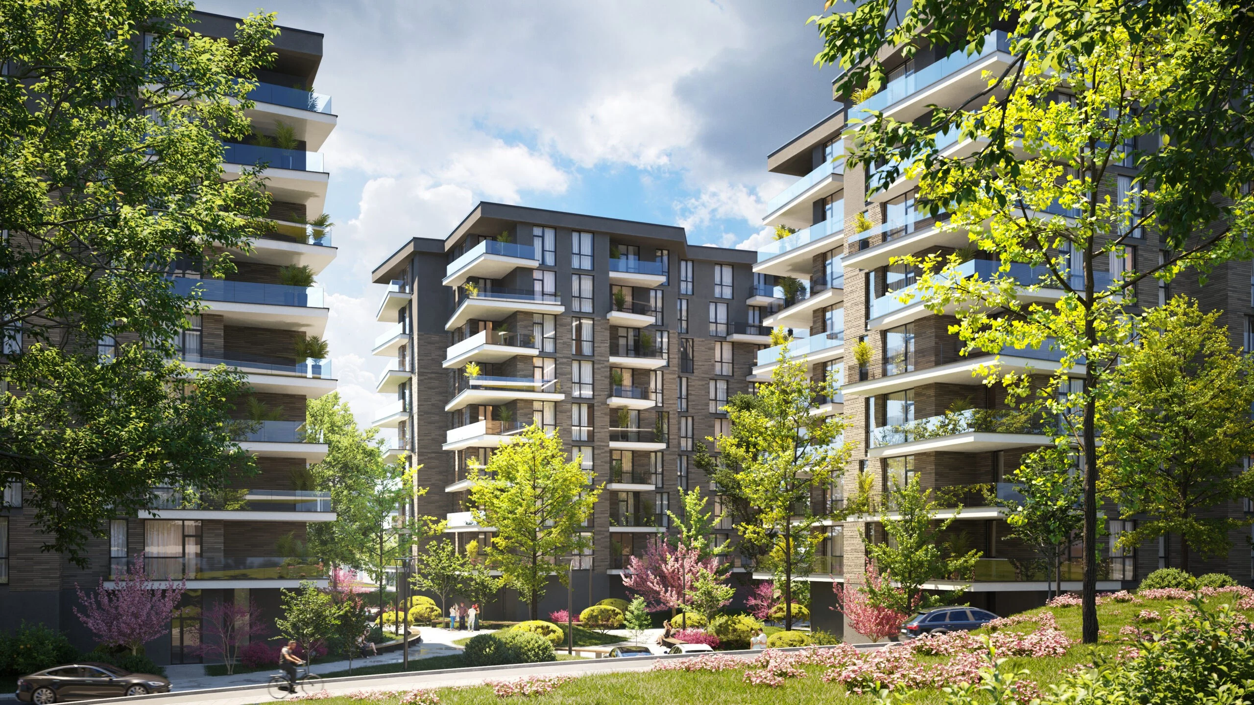 Artynov Hall – residential complex, project visualisation