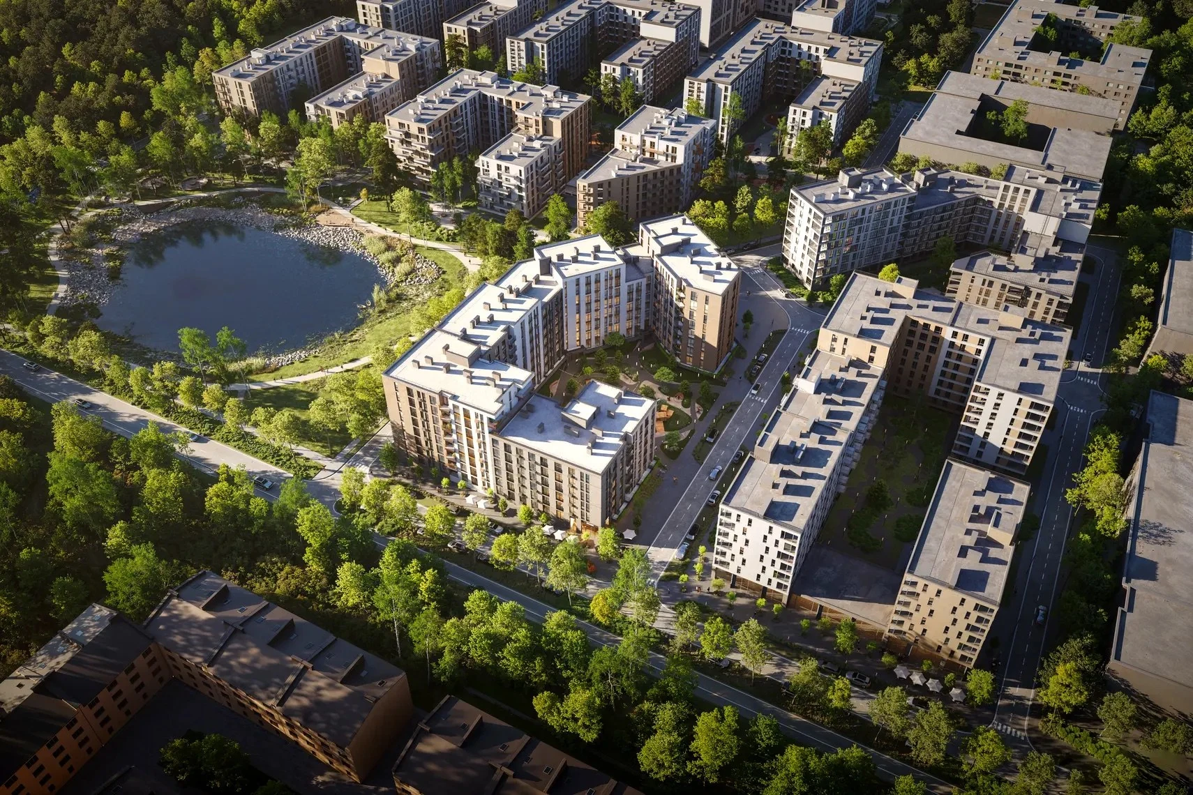 Avalon Holiday – residential complex, project visualisation