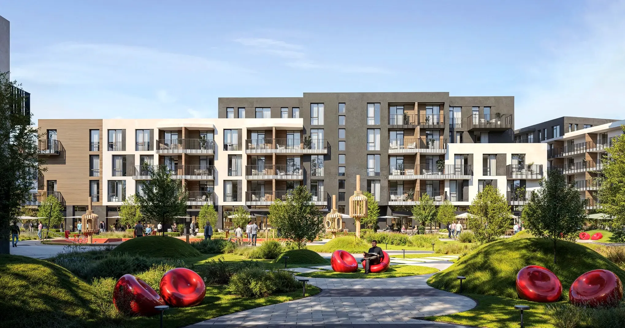 Central Park – residential complex, view 4