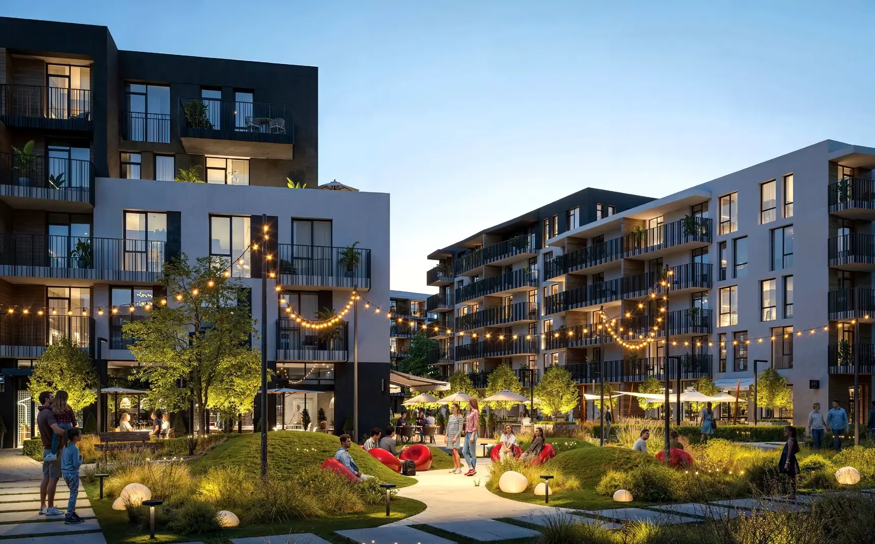Central Park – residential complex, view 1