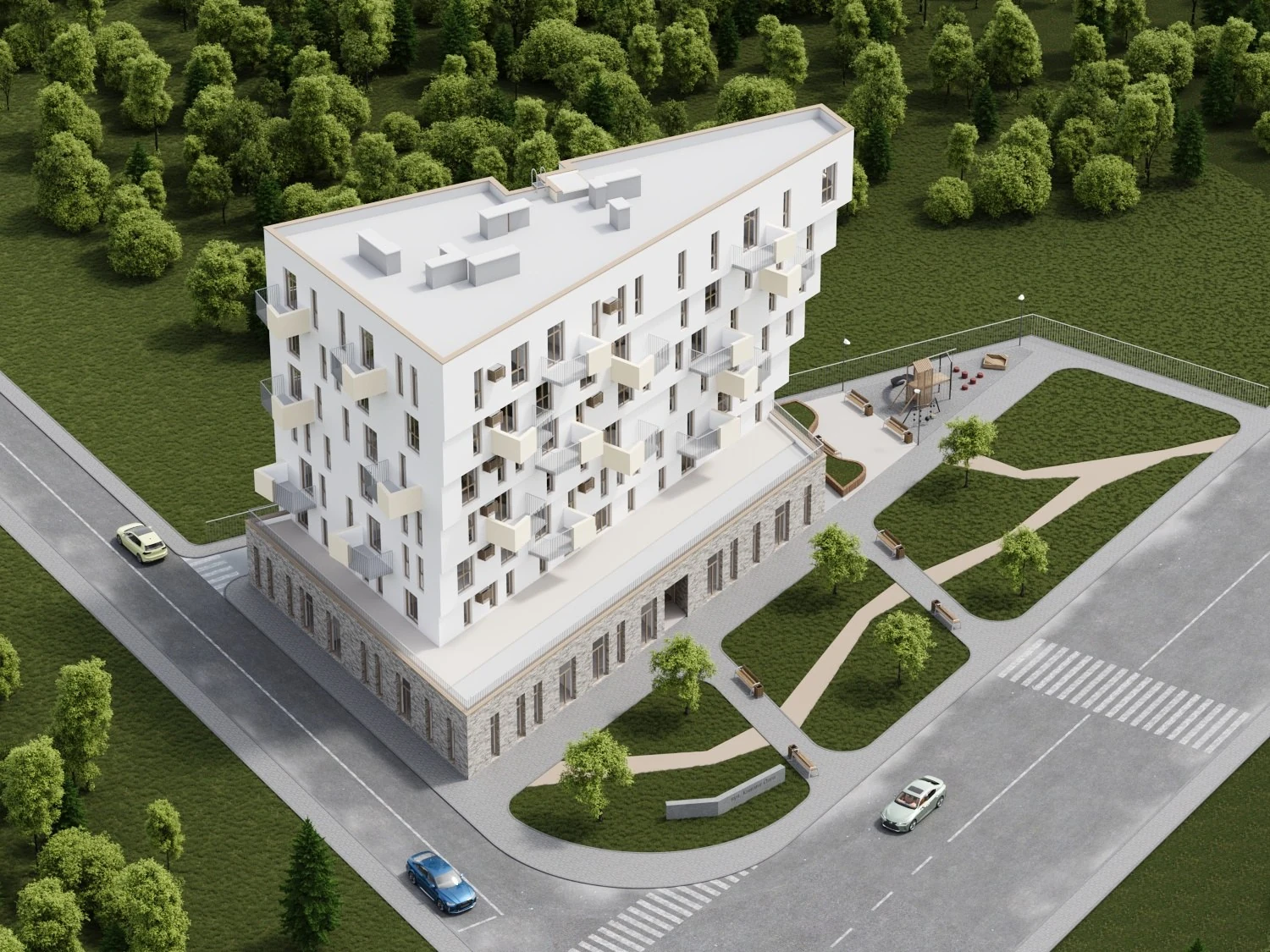 Heroiv Krut – apartment building, view 1