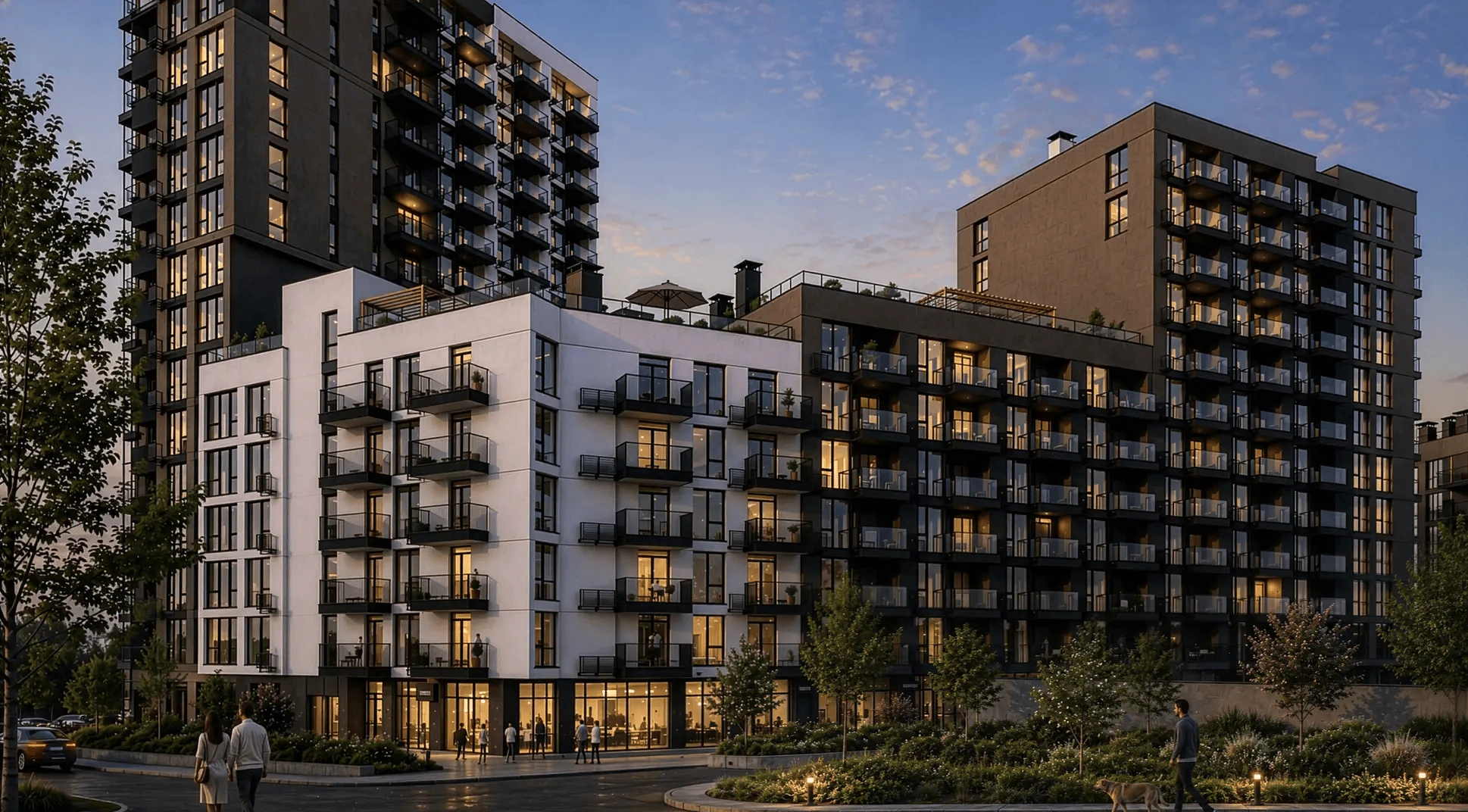 Fruktova Aleya – residential complex, view 1