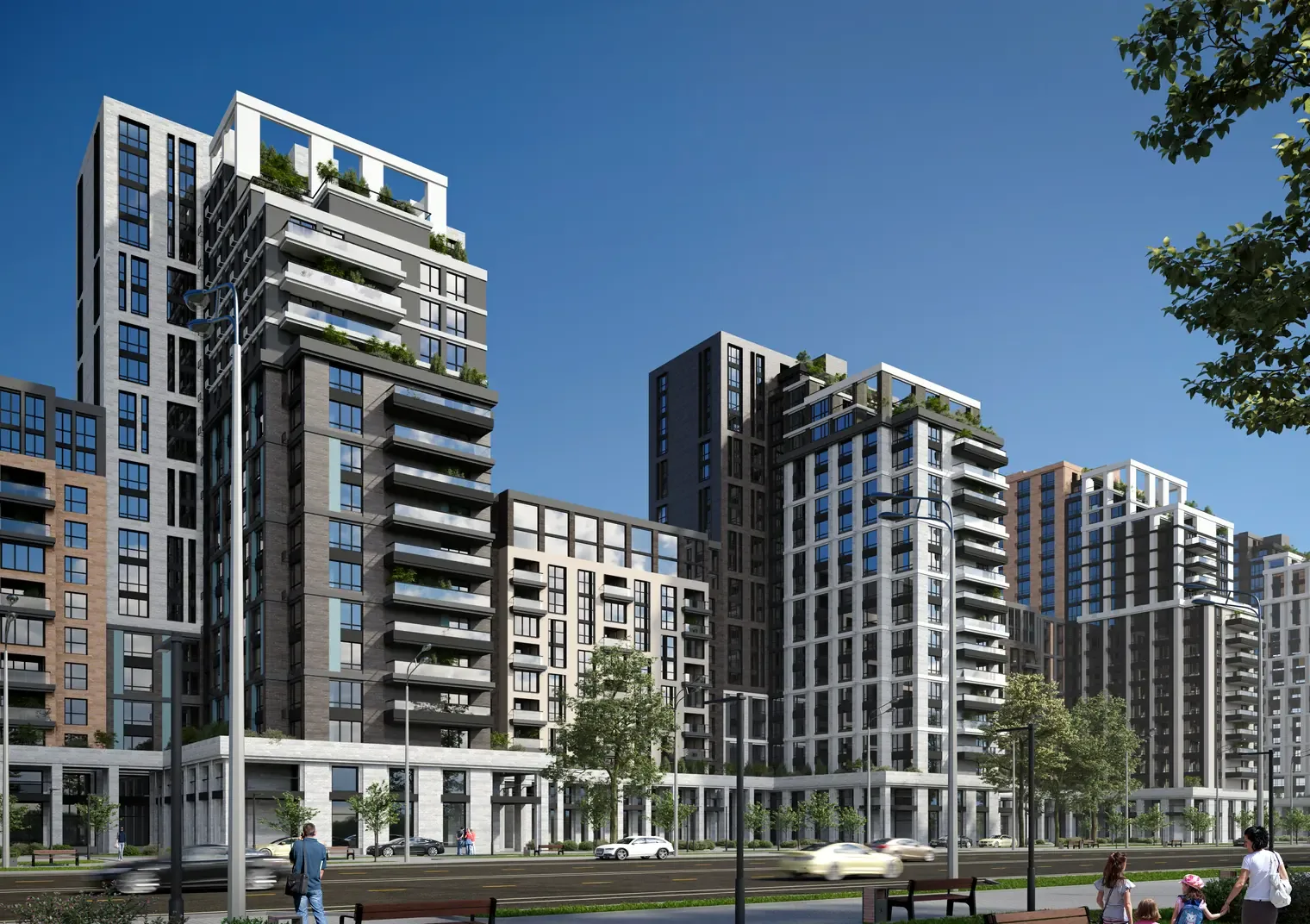 ЖК KASKAD RESIDENCE — житловий комплекс, вигляд 1