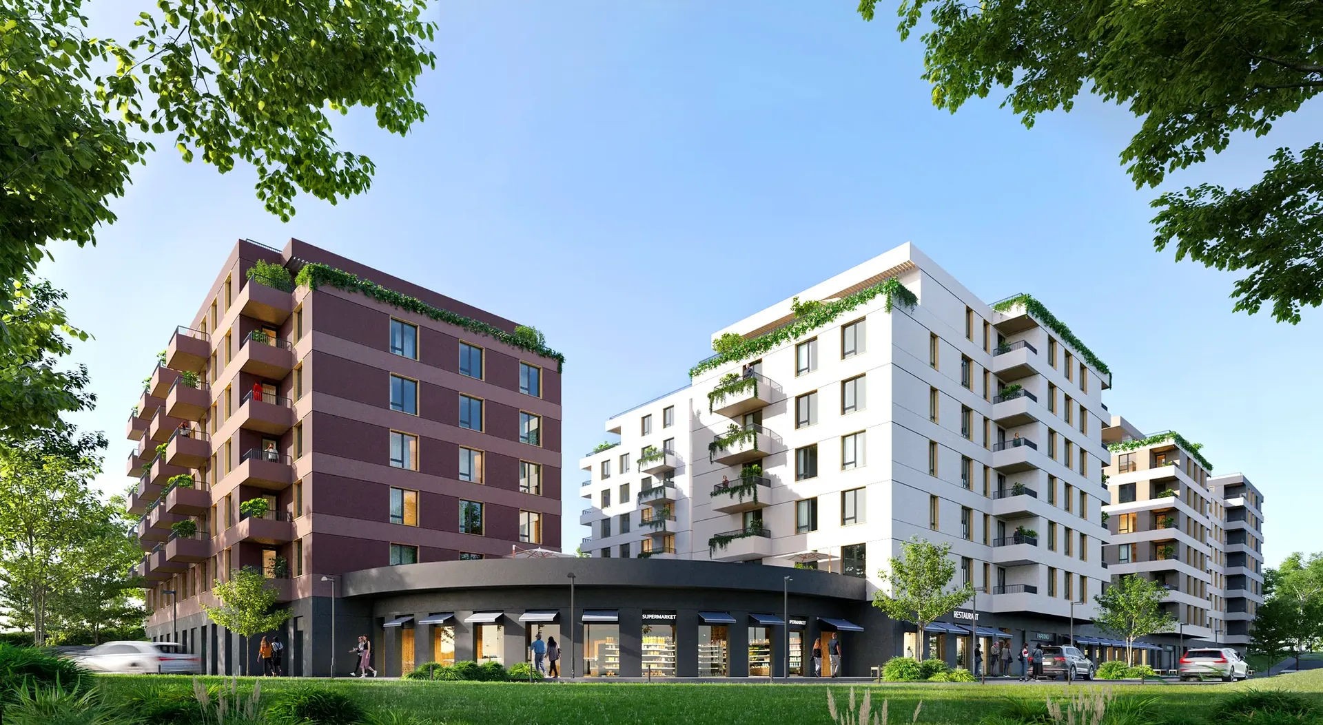MHOUSE — житловий комплекс, візуалізація проекту