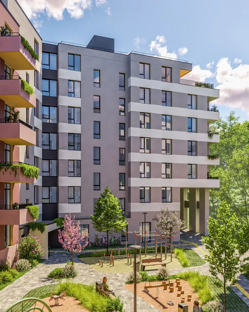 MHOUSE – residential complex, project visualisation