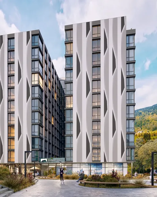 Smart Hill apart-complex – apart-complex, project visualisation