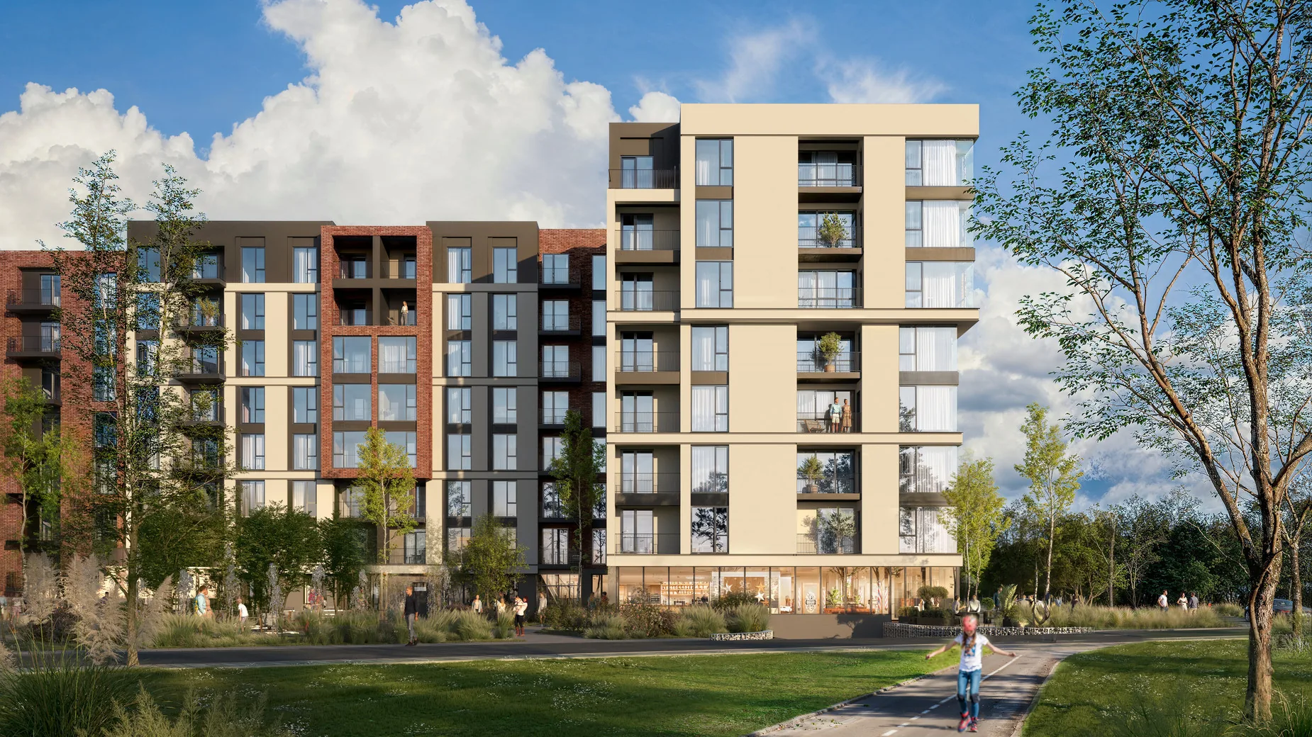 ЖК SVOÏ CITY — житловий комплекс, візуалізація проекту