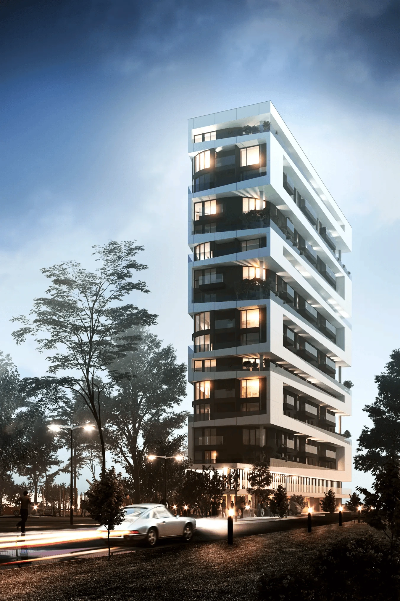 Varshavska – apartment building, view 3